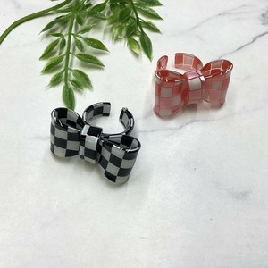 树脂戒指 格子图案
