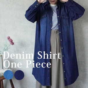 Casual Dress Denim Shirt Dress Long Dress