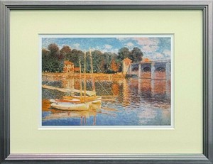 【名画アート】　Claude Monet ｱﾙｼﾞｬﾝﾄｩｲﾕの橋 S(SV)