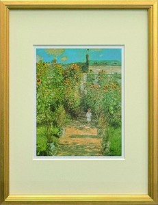 【名画アート】　Claude Monet ｳﾞｪﾄｩｲﾕのﾓﾈの庭 S(GD)