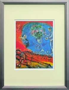 【名画アート】　Marc Chagall ｶｯﾌﾟﾙ ｵﾌﾞ ﾗｳﾞｧｰｽﾞ S(SV)