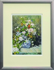 【名画アート】　Pierre-Auguste Renoir 大きな花瓶 S(SV)