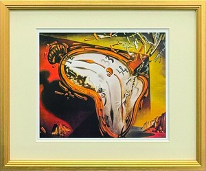 【名画アート】　Salvador Dari 溶ける時計 S(GD)