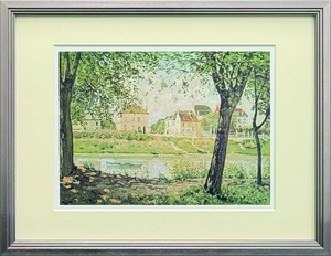【名画アート】　Alfred Sisley ｾｰﾇ川のほとりの村 S(SV)
