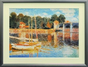 【名画アート】　Claude Monet ｱﾙｼﾞｬﾝﾄｩｲﾕの池　L(SV)