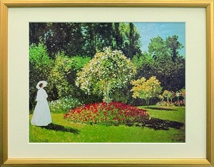 【名画アート】　Claude Monet 庭の女性 L(GD)