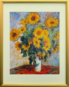 【名画アート】　Claude Monet ひまわり L(GD)