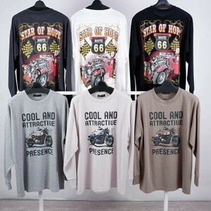 メンズ  ダブルフェイス ロンT  長袖 ロンT カットソー 長袖カットソー 長袖Tシャツ ロゴ ビンテージ