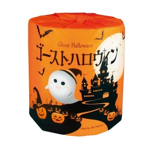 ゴーストハロウィントイレットロールダブル（27.5m）　ハロウィン/イベント/行事/秋/お化け