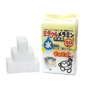 ミラクルメラミン　お徳用30個入　掃除/キッチン/ノベルティ/スポンジ/消耗品