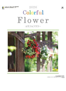 カラフルフラワー　カレンダー/2026年/謹賀新年/正月/ノベルティ