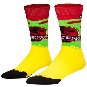【ODD SOX（オッド ソックス）】クルー ソックス LARGE FEET JURASSIC PARK TRUCK OS-SOC-M-37122MONCD