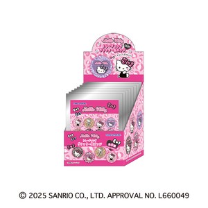 【先行受注】トレーディンググリッター缶バッチキティ8個入りBOX ギャルアート サンリオ 予約〆8/30