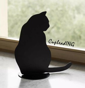 ◆◆大人気◆◆激安セール  猫型アイアンブックエンド おしゃれデスク収納 アニマルアート置物