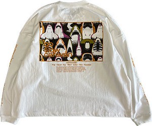 【2025AW】go slow caravan USA/C スクエアLOGO バックプリント ミドル TEE(WOMENS）