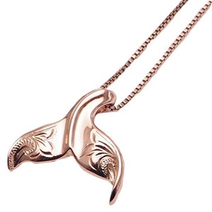 ハワイアンジュエリー ペンダントトップ  Whale tail Pendant Engraving PG