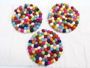 杯垫 毛毡 人气商品 19 ~ 20cm 2cm