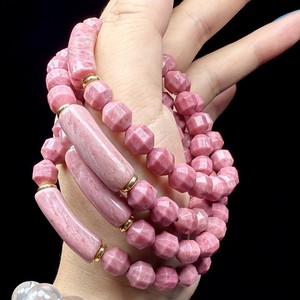 約8mm 天然石 ロードナイト ブレスレット Rhodonite 薔薇輝石