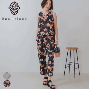 【SALE】バックスリットオールインワン◇リラックスシルエットでありながら一枚着で決まるオールインワン