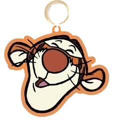 染色アクリルキーホルダー　くまのプーさん　Disney/ディズニー