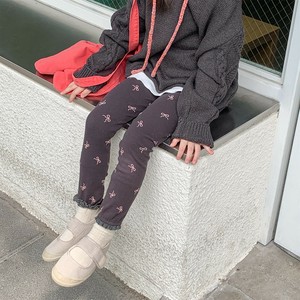 韓国スタイル パンツ 2色6サイズ レギンス 総柄 かわいい 秋 春