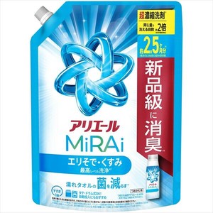 アリエールミライ超濃縮つめかえ超ジャンボサイズ 【衣料用洗剤】