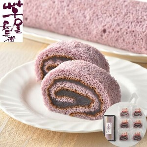 熊本 芋屋長兵衛 紫芋ロールセット (ロール1本 ロールスライス6個)×2