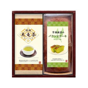 パウンドケーキと天竜茶詰合せ (宇治抹茶のパウンドケーキ1本 煎茶ティーバッグ)