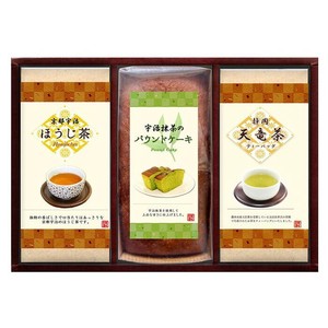 宇治抹茶のパウンドケーキ ほうじ茶 天竜茶詰合せ