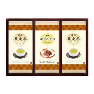 黒糖かりんとう 天竜茶詰合せ (黒糖かりんとう 煎茶ティーバッグ×2)