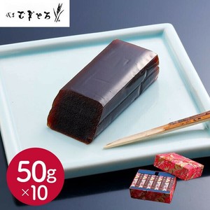 東京 昭和四年創業 浅草むぎとろ 珈琲ようかん文庫箱ピンク