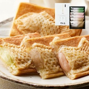 岡山 クロワッサン鯛焼き 3種ギフトセット(白あん90g 白桃カスタード90g マスカットチーズ90g) 送料無料