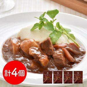 神奈川 横浜ロイヤルパークホテル監修 牛肉と野菜のビーフシチューセット 4食 詰め合わせ 送料無料