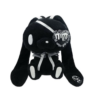 【先行受注】汎用うさぎ　手乗り鎮座ぬいぐるみ　Eye patch ver.