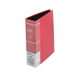 ナカバヤシ アルバム フォトグラフィリア2L判1段100P レッド PH2L-1010-R