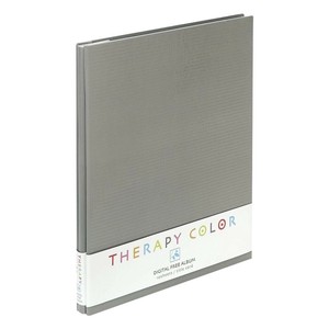 ナカバヤシ　セラピーカラー　フエルアルバム　A4　クールグレー　TCAF-A4　N-CG