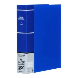 ナカバヤシ　フォトグラフィリア　ポケットアルバム　KG判2段200P　ブルー　PHKG-1020-B