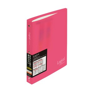 ナカバヤシ　ロジカルバインダーノート　B5ワイド　ピンク　BN-B502A-P