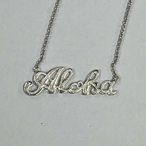 Silver Pendant Top Pendant Jewelry Aloha