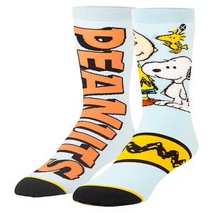 【ODD SOX（オッド ソックス）】クルー ソックス LARGE FEET PEANUTS SPLIT OS-SOC-M-35496MONCD