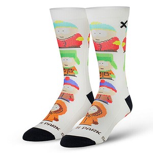 【ODD SOX（オッド ソックス）】クルー ソックス LARGE FEET SOUTH PARK 8 BIT OS-SOC-M-OSSPPARK8