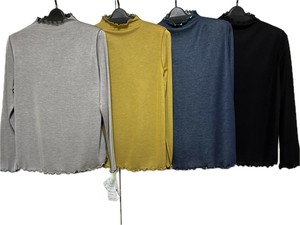 リバーシブル　　メローボトルネック（4色 M〜L）　日本製｜カットソー｜柔らか素材｜インナー