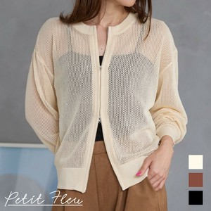 Cardigan Mesh Blouson Knit Cardigan [A/W NEW]