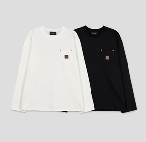 【2025秋冬新作】リベットポイントポケット長袖Tシャツ