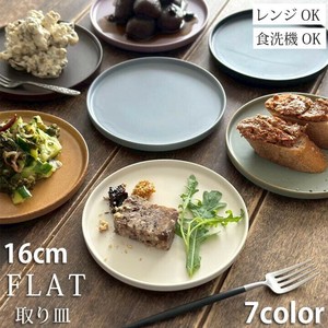 Mino ware Small Plate Small COLOR Flat 16cm Made in Japan