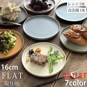 Mino ware Small Plate Small COLOR Flat 16cm Made in Japan