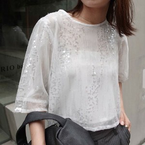 T-shirt Tulle Lace