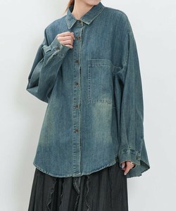 【2025秋冬新作】少しゆったりなデニSH 長袖デニムシャツ