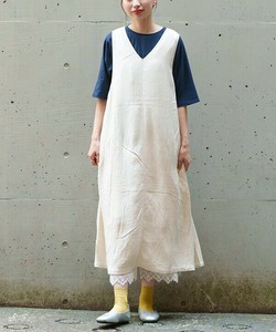 【2025春夏新作】アサっぽ落ち感ジャンSK フレアジャンパースカート ワンピース 1号