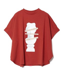 【2025春夏新作】TheBestTシャツ 彫刻プリントゆったりシルエットTシャツ 3号